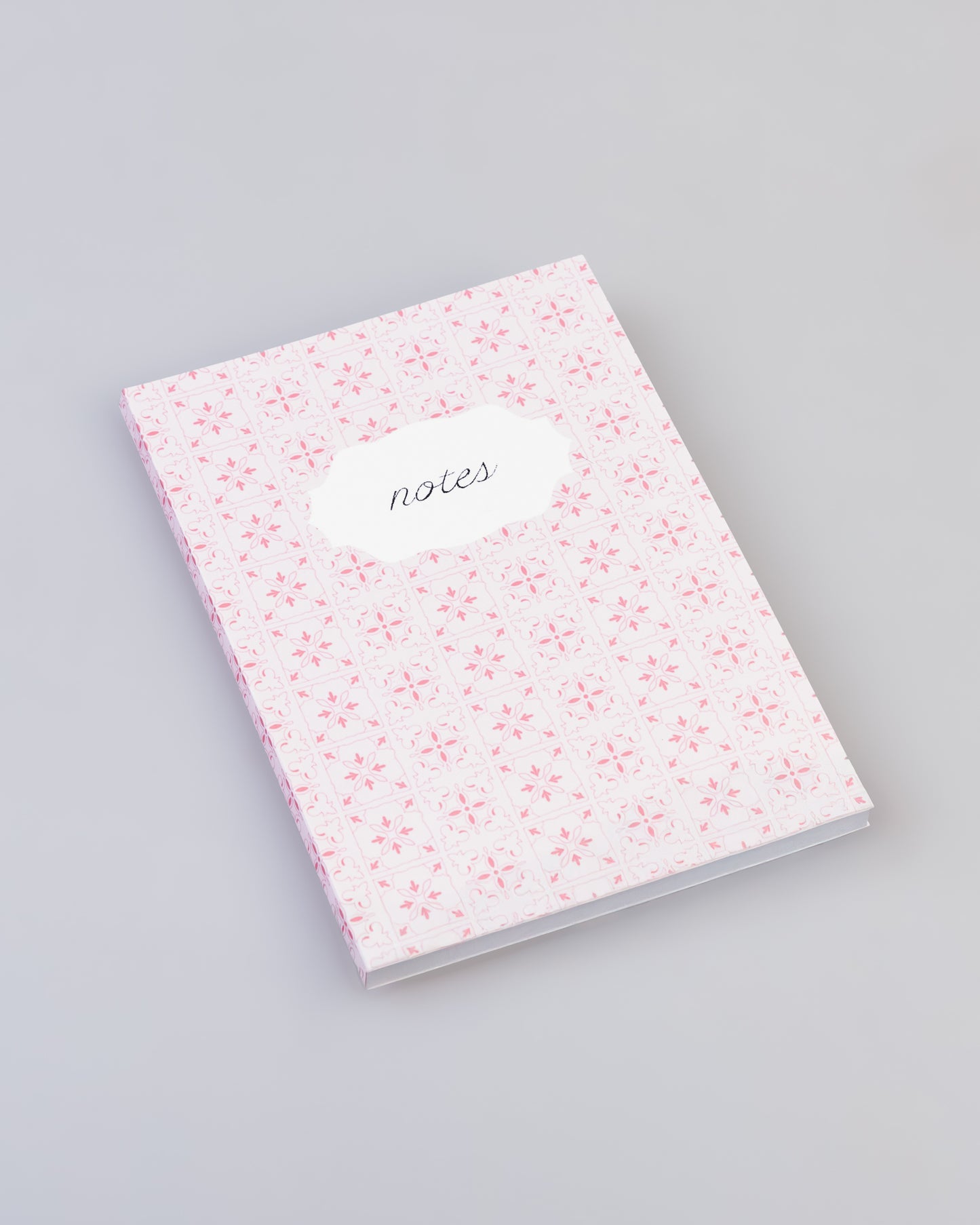 Ceramic Tile Pattern Notebook PINK