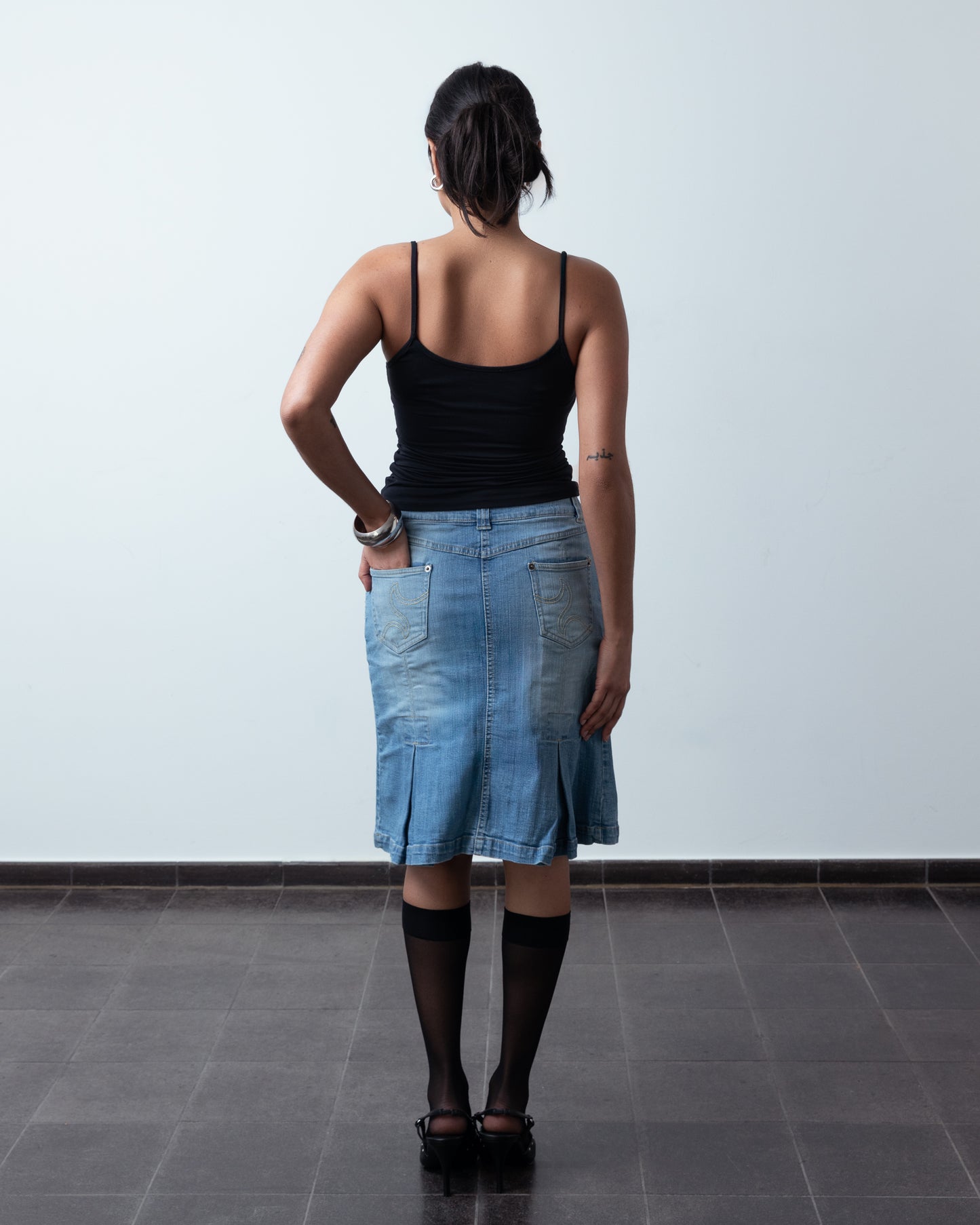 The Bunny denim skirt - Toni Agost x La Juventud
