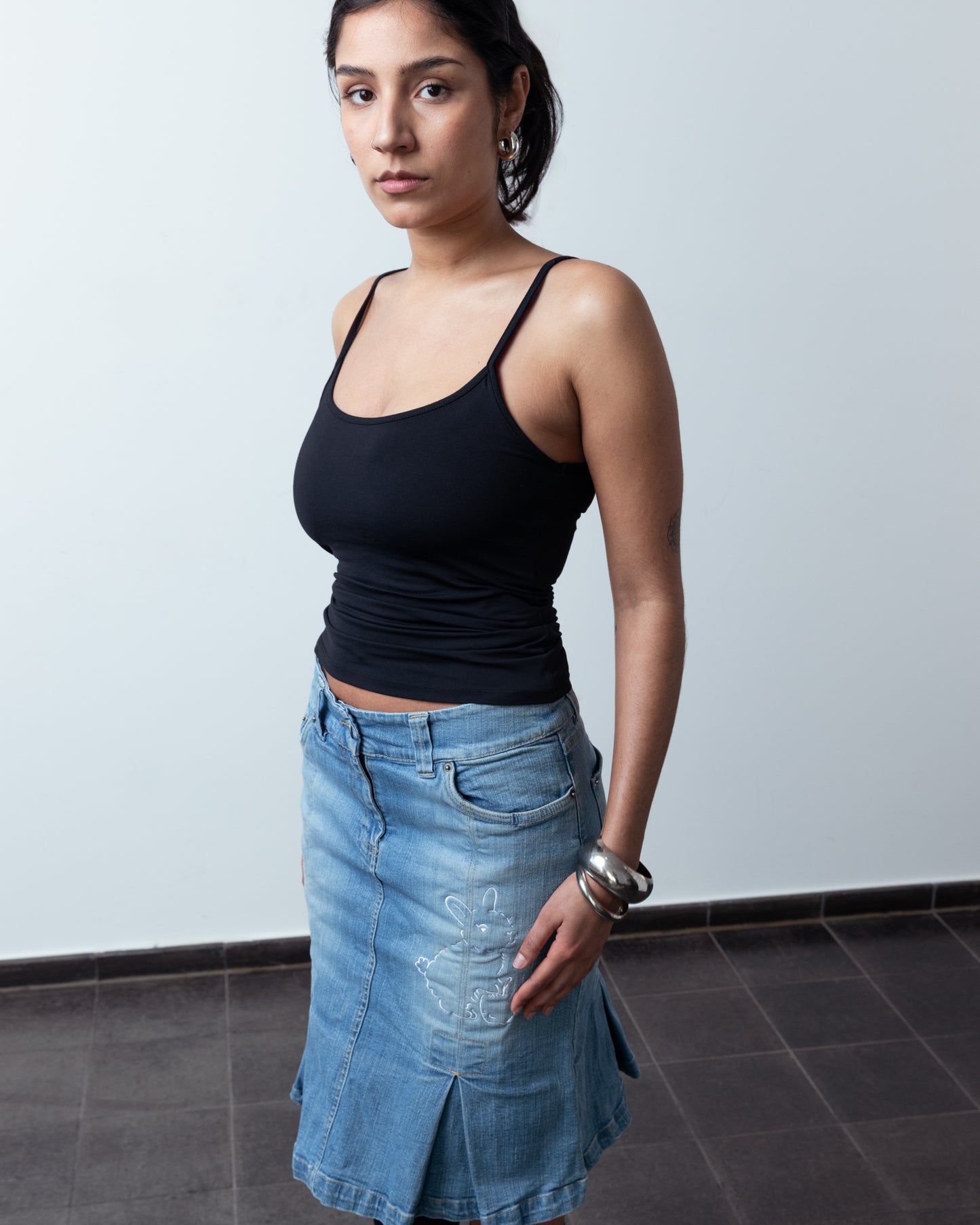 The Bunny denim skirt - Toni Agost x La Juventud