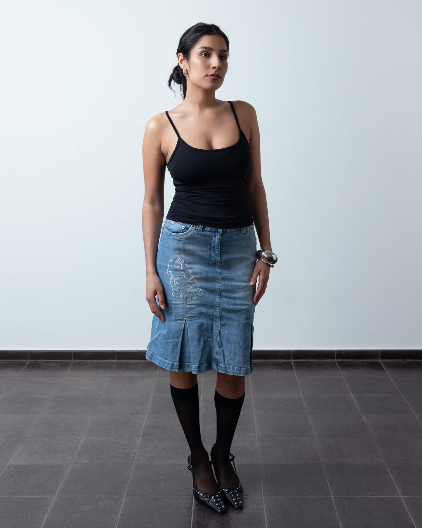 The Bunny denim skirt - Toni Agost x La Juventud