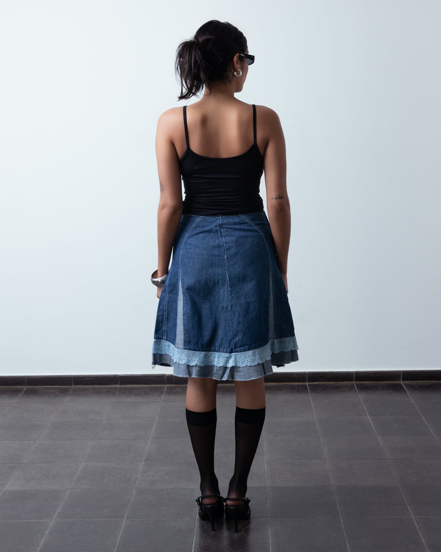 Star Baby denim skirt - Toni Agost x La Juventud