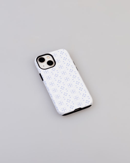 Ceramic Tile Pattern Phone Case BLUE